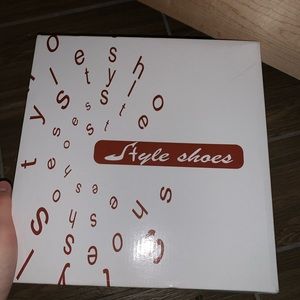 BLACK PU SQUARE HEEL & TOE ANKLE BOOTS